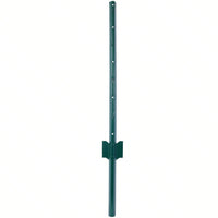Heavy Duty Metal Fence Posts With U-Channel, 3ft 10pcs/Set