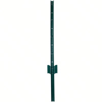 Heavy Duty Metal Fence Posts With U-Channel, 3ft 10pcs/Set