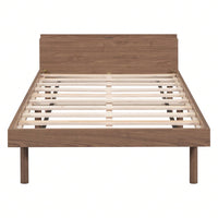 Modern Design Twin Size Platform Bed Frame With Built-In USB Port