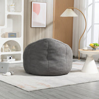 High Pressure Foam Bean Bag Chair Adult Material With Padded Foam Padding Compressed Bean Bag With Footrest