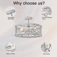 3 -Light Flush Mount Ceiling Light Fixture For Kitchen, Bedroom, Living Room