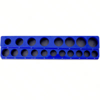 3 Piece Metric Magnetic Socket Organizers, Magnetic Socket Holder, Black Tool Box Organizer