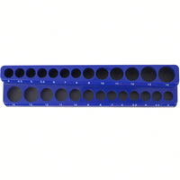 3 Piece Metric Magnetic Socket Organizers, Magnetic Socket Holder, Black Tool Box Organizer