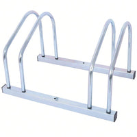 2 Bikes Floor Bike Stand, Bike Parking Rack Garage Bike Storage Stand Indoor/Outdoor 22-28" Wheel Stand