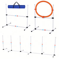 3PC Dog Agility Equipment Set, Obstacle Course Exercise For Dog