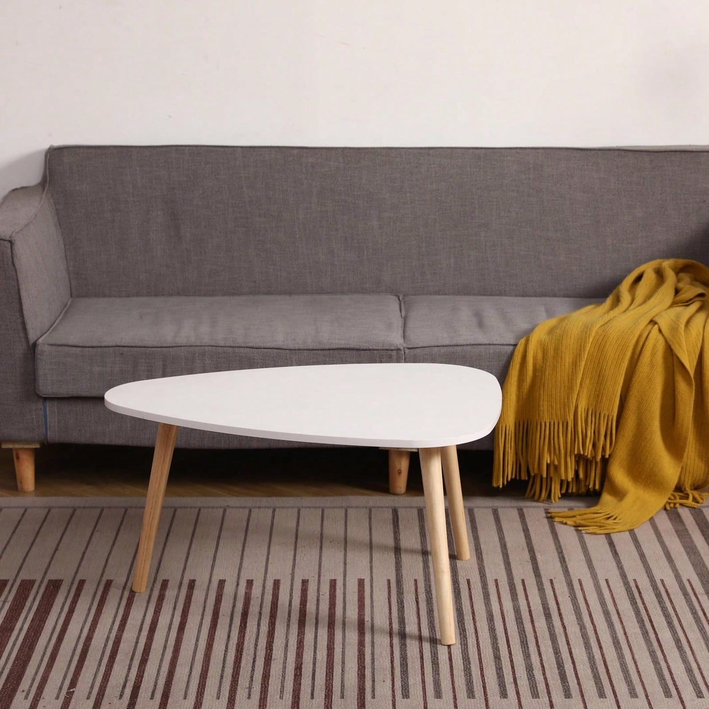 Modern Egg Shape Coffee Table