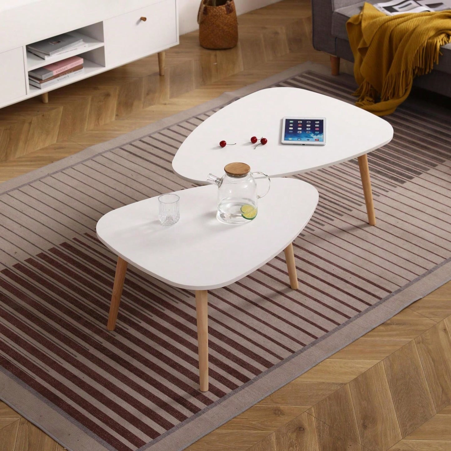 Modern Egg Shape Coffee Table