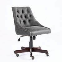 Medieval Retro Style Sheepskin Pattern Fabric Home Office Chair
