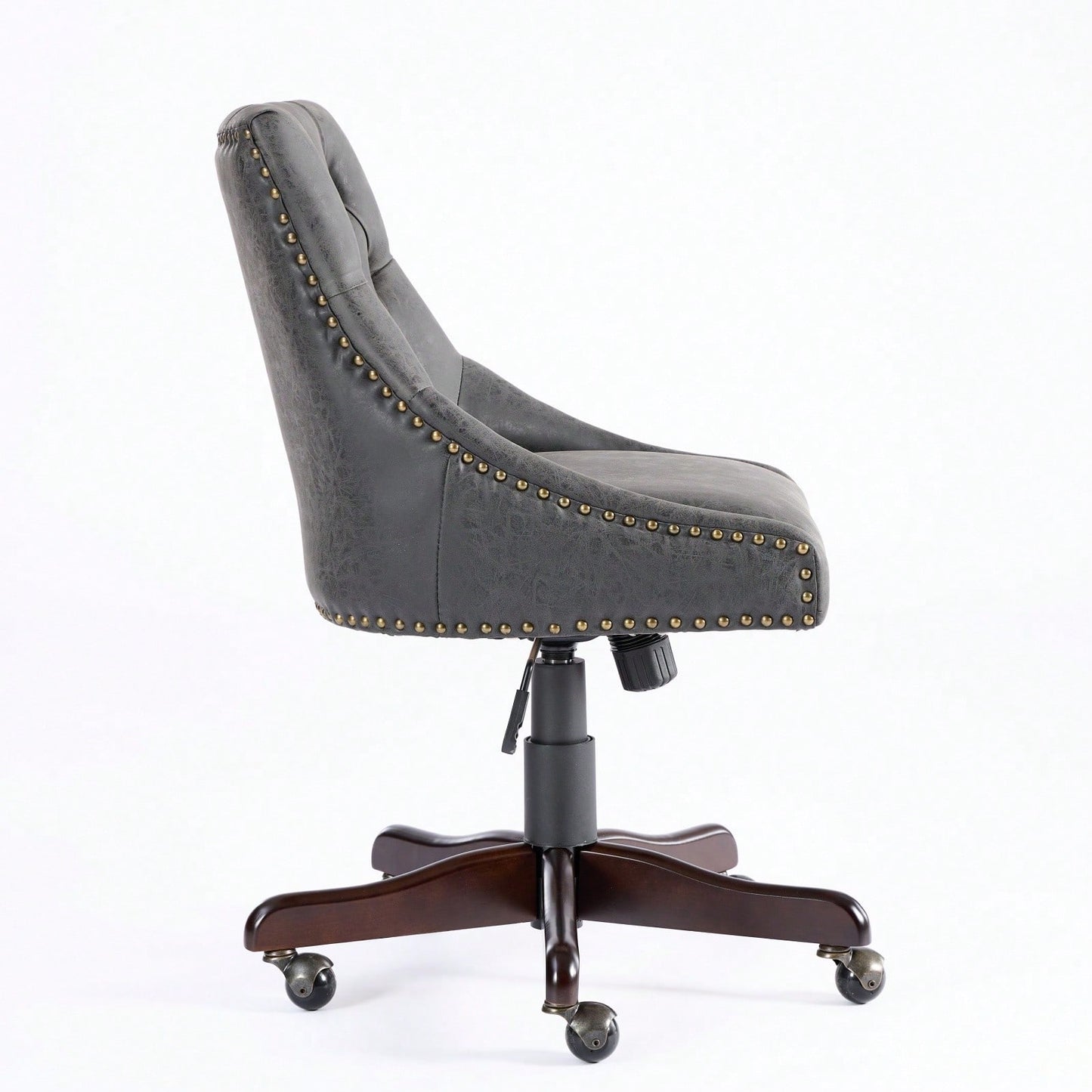 Medieval Retro Style Sheepskin Pattern Fabric Home Office Chair