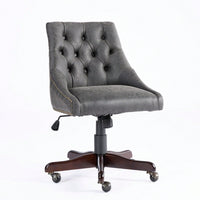 Medieval Retro Style Sheepskin Pattern Fabric Home Office Chair