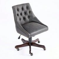 Medieval Retro Style Sheepskin Pattern Fabric Home Office Chair