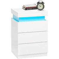 Modern Multi-Colour LED Night Table Bedside Tables For Bedroom, Living Room