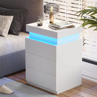 Modern Multi-Colour LED Night Table Bedside Tables For Bedroom, Living Room