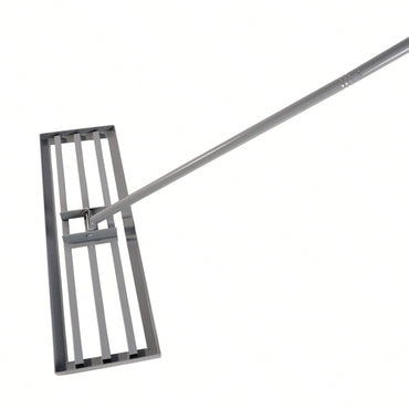 79.5'' Long Handle Heavy Duty Lawn Leveling Rake For Garden Backyard Farmland Golf Course Compost Sand Leveling