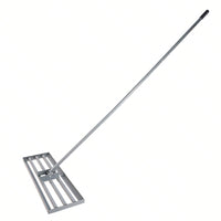 79.5'' Long Handle Heavy Duty Lawn Leveling Rake For Garden Backyard Farmland Golf Course Compost Sand Leveling