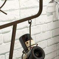 Elegant Rustic Wine Rack with Ample Storage for Home Bar Kitchen or Dining Room