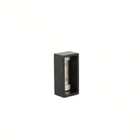 Matte Black Shower Rod Bracket - Stylish Support for Secure Installation - Durable Modern Design for Long Lasting Use