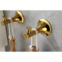 6-Piece Wall Mounted Bathroom Hardware Set with Corrosion-Resistant Finish for Towel Bars and Organization