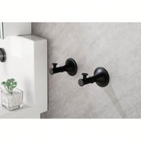 6-Piece Wall Mounted Bathroom Hardware Set with Corrosion-Resistant Finish for Towel Bars and Organization