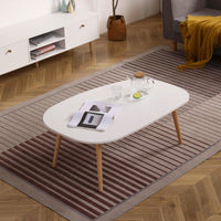 Arc-Shaped Coffee Table