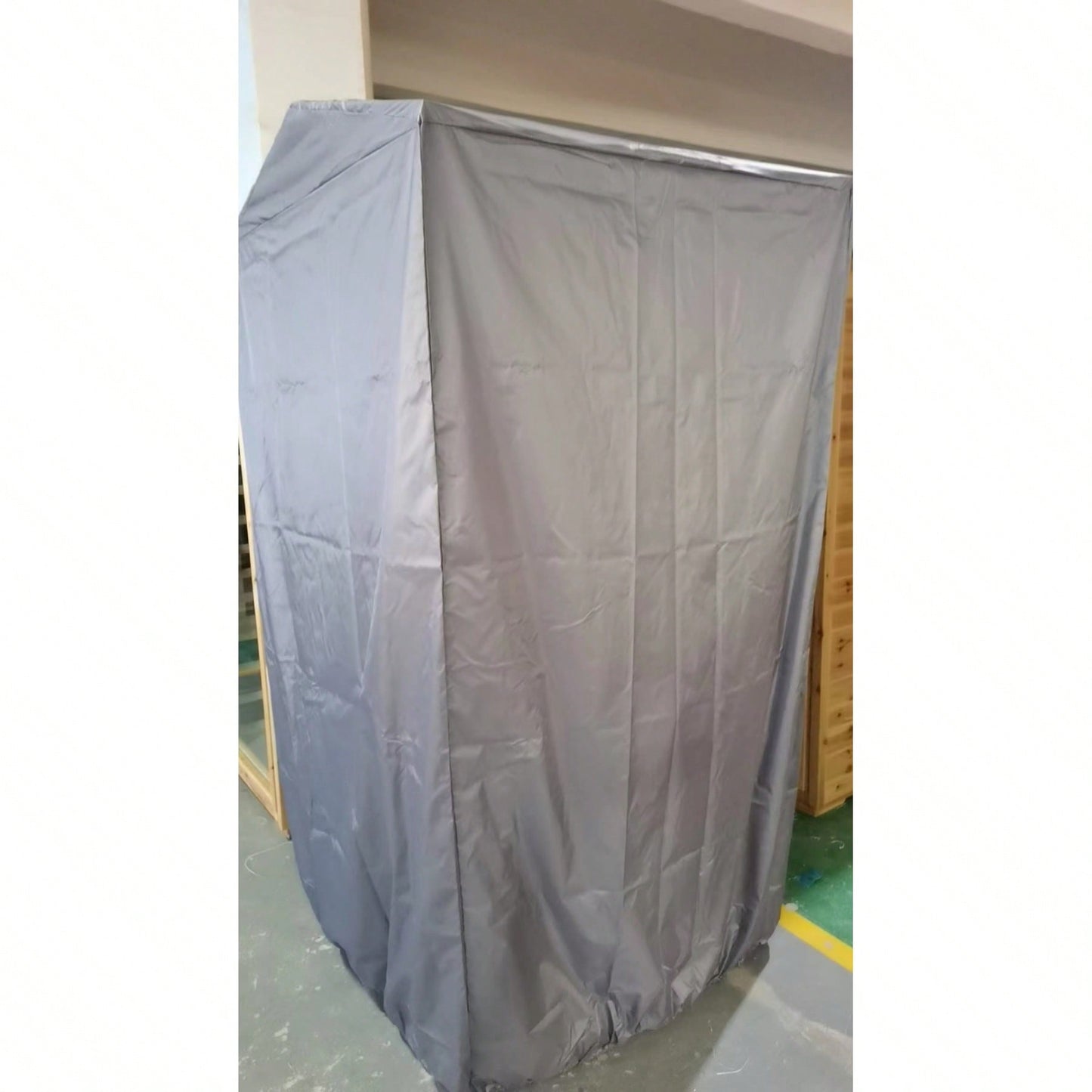 One-Person Outdoor Far In Frared Sauna Cover Waterproof 210T Polyester Cloth Easy To Clean Protective Cover For Outdoor Sauna Room