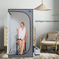 Portable Grey Mini Plus Style Steam Sauna Tent