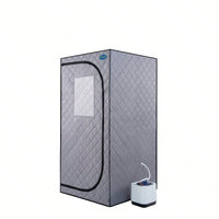 Portable Grey Mini Plus Style Steam Sauna Tent