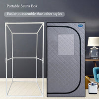 Portable Grey Mini Plus Style Steam Sauna Tent