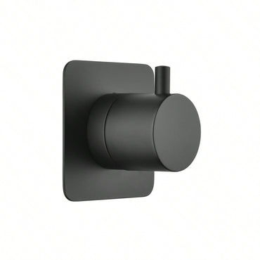 High Flow 3/4 Inch Shower Volume Control Valve Durable Cast Metal Body Adjustable Brass Handle Easy Install High Performance Shower System