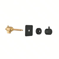 High Flow 3/4 Inch Shower Volume Control Valve Durable Cast Metal Body Adjustable Brass Handle Easy Install High Performance Shower System
