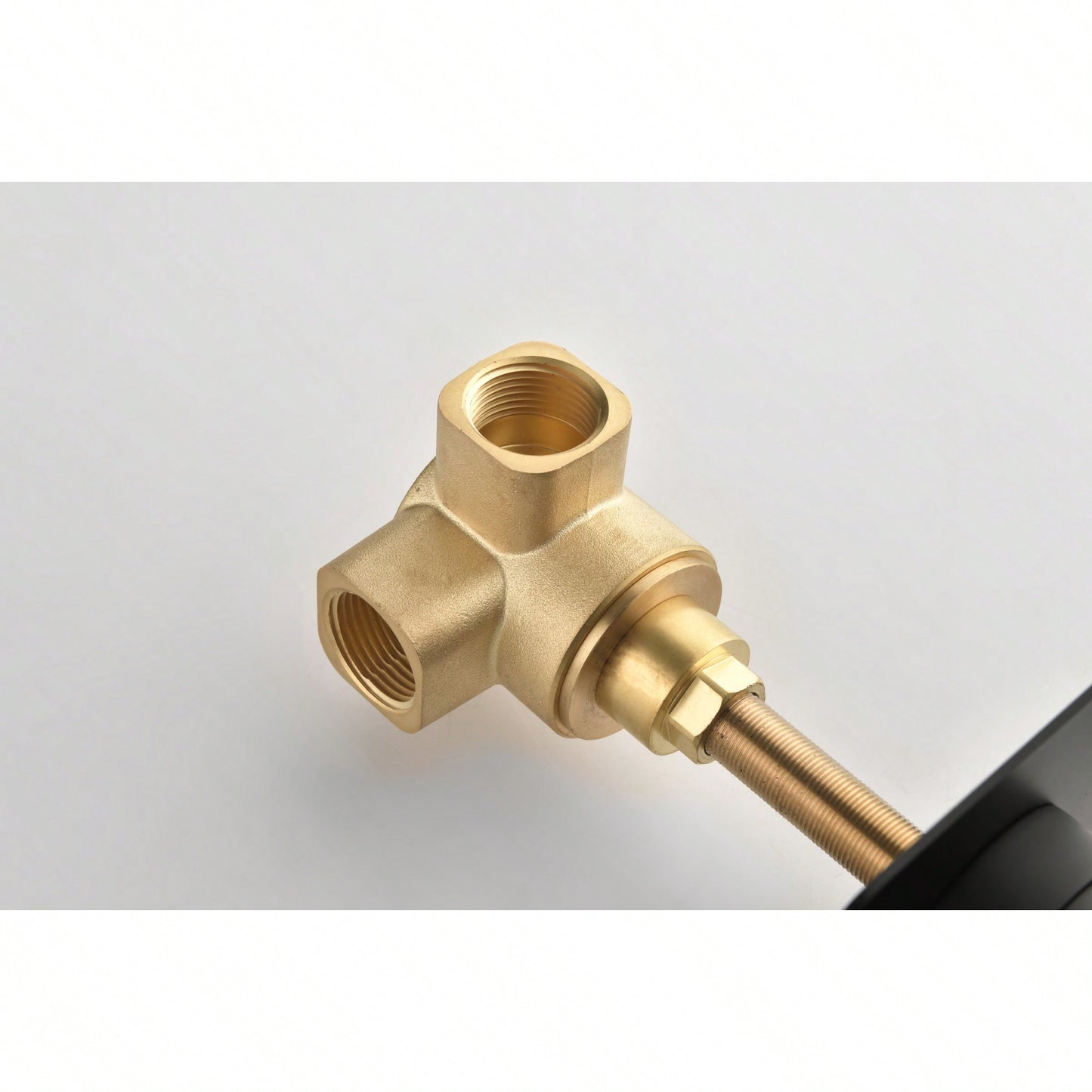 High Flow 3/4 Inch Shower Volume Control Valve Durable Cast Metal Body Adjustable Brass Handle Easy Install High Performance Shower System