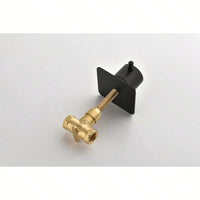 High Flow 3/4 Inch Shower Volume Control Valve Durable 3 Piece Metal Body Adjustable Brass Handle Easy Install Ceramic Disc