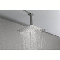 High-Pressure Rainfall Showerhead - Ultra-Thin 304 Stainless Steel With Self-Cleaning Nozzles