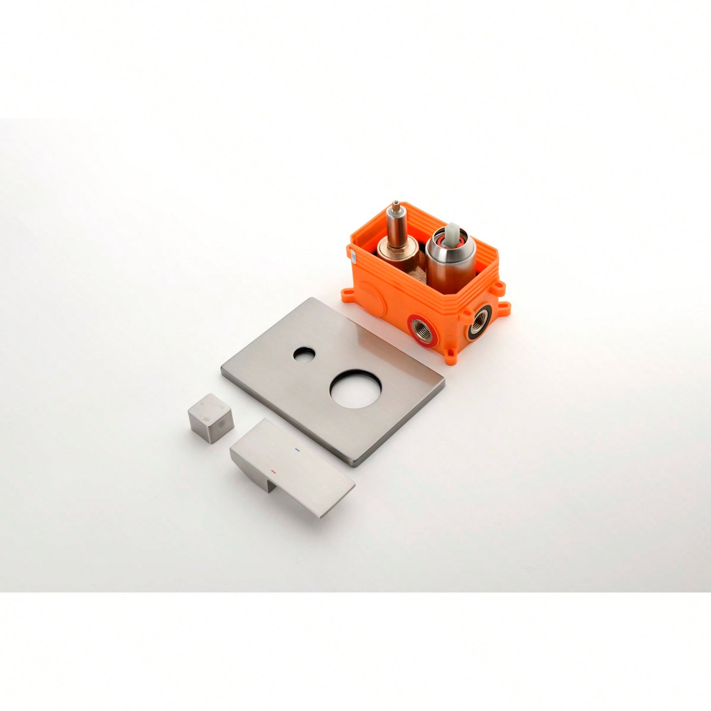 3-Way Brass Shower Diverter Valve Kit Replacement with Scald Prevention for Pressure Balance Shower Systems