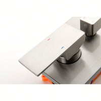 3-Way Brass Shower Diverter Valve Kit Replacement with Scald Prevention for Pressure Balance Shower Systems