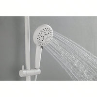 10" Rain Showerhead, 4-Function Hand Shower, Adjustable Slide Bar And Soap Dish