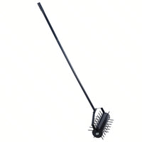 Manual Lawn Aerator with 58 Inch Handle for Enhanced Soil Aeration and Drainage for Healthier Lawns and Gardens