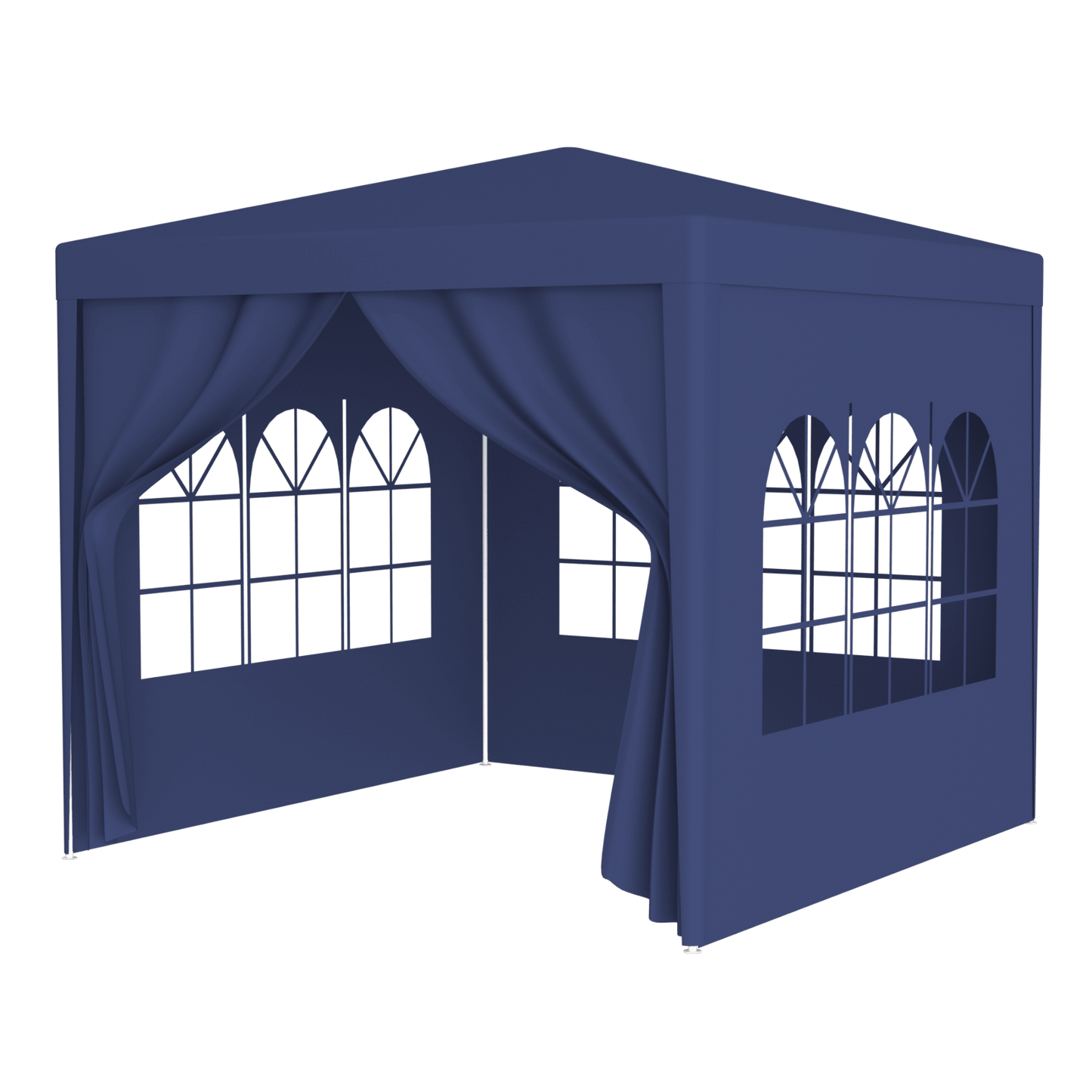 10x10 Heavy Duty Outdoor Party Tent with 4 Removable Walls UV Water Resistant Easy Assembly for Weddings Events Backyard Use