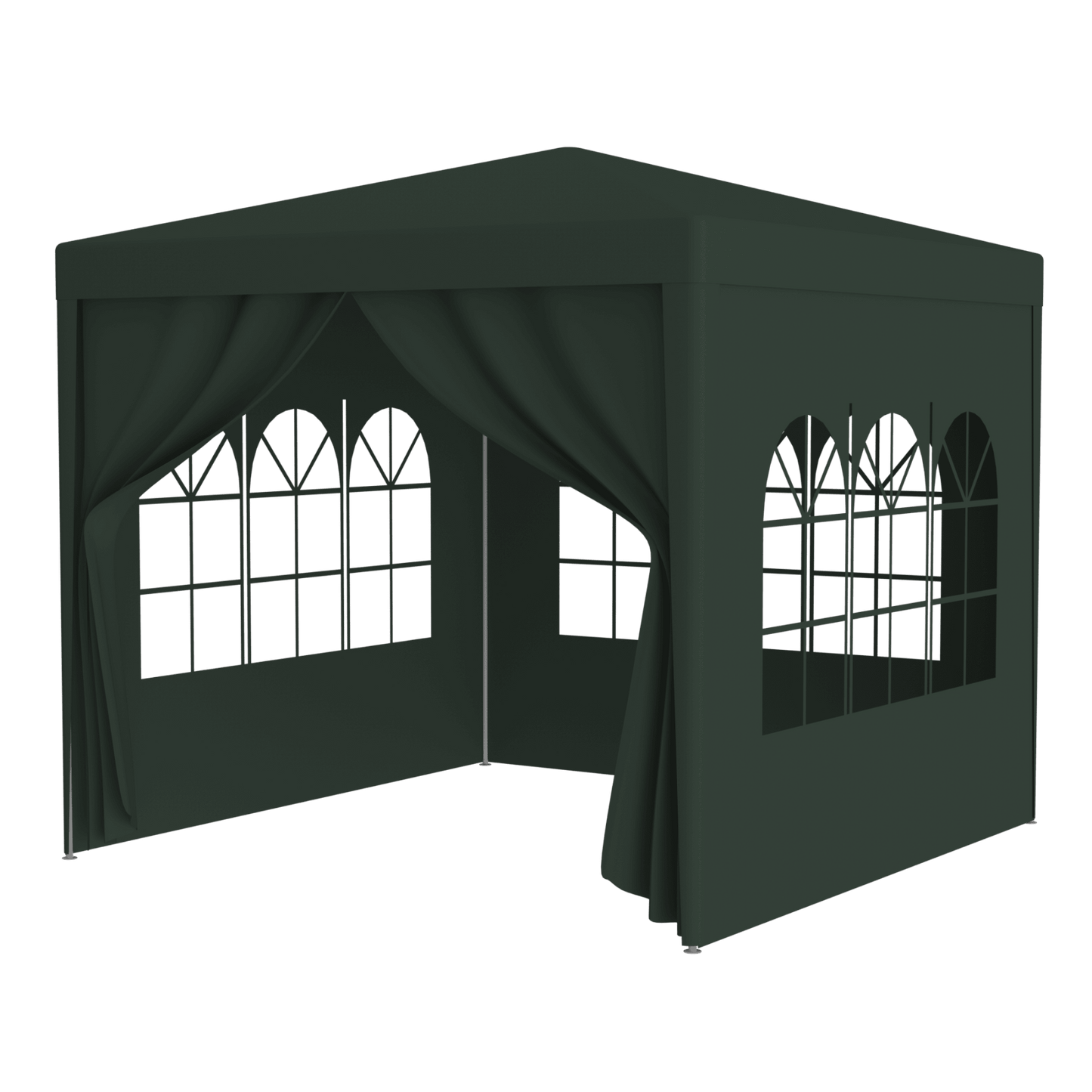 10x10 Heavy Duty Outdoor Party Tent with 4 Removable Walls UV Water Resistant Easy Assembly for Weddings Events Backyard Use