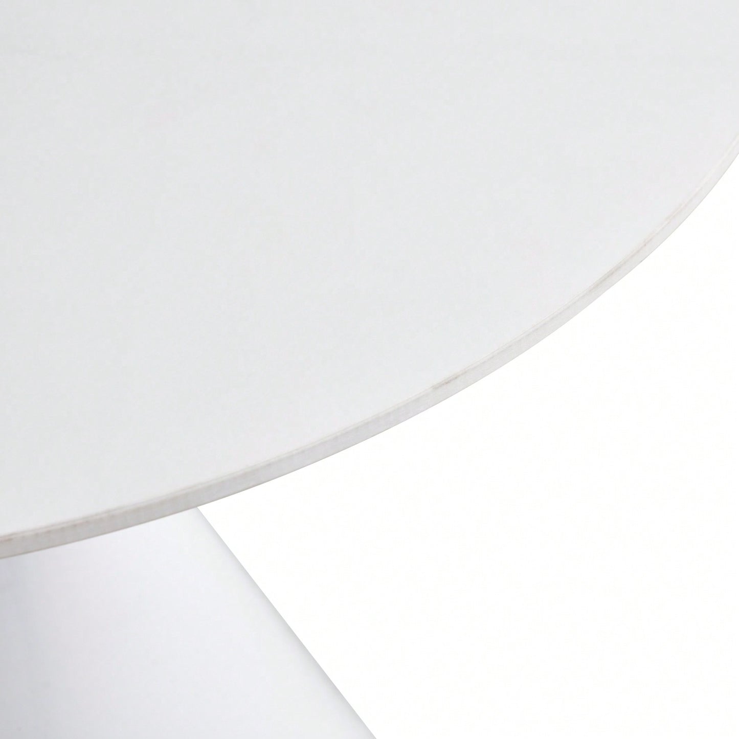 Minimalist Modern Coffee Table, Round White Marble Dining Table, Balcony Negotiation Table