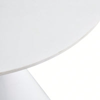 Minimalist Modern Coffee Table, Round White Marble Dining Table, Balcony Negotiation Table