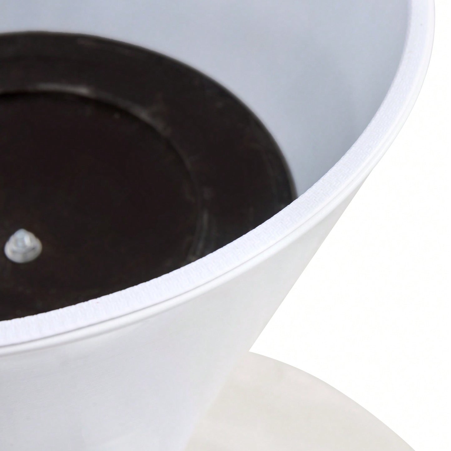 Minimalist Modern Coffee Table, Round White Marble Dining Table, Balcony Negotiation Table