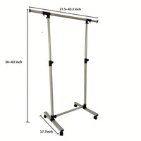 Adjustable Heavy Duty Rolling Clothes Rack with Shelves and Wheels - Holds 80 Garments Ideal for Bedroom and Laundry Room
