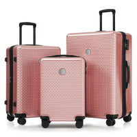 Ultimate 3-Piece Hardshell Luggage Set With TSA Lock For Halloween And Christmas Festival