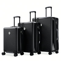 Ultimate 3-Piece Hardshell Luggage Set With TSA Lock For Halloween And Christmas Festival
