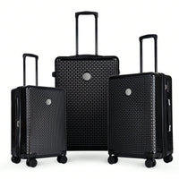 Ultimate 3-Piece Hardshell Luggage Set With TSA Lock For Halloween And Christmas Festival