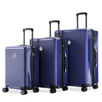 Ultimate 3-Piece Hardshell Luggage Set With TSA Lock For Halloween And Christmas Festival