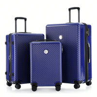Ultimate 3-Piece Hardshell Luggage Set With TSA Lock For Halloween And Christmas Festival