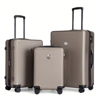 Ultimate 3-Piece Hardshell Luggage Set With TSA Lock For Halloween And Christmas Festival