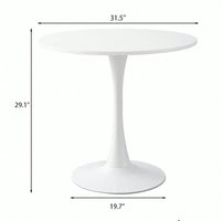 Modern Round Dining Table, ∅31.5''